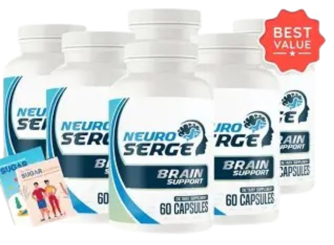 NeuroSerge Official 6 Bottles - Best Value